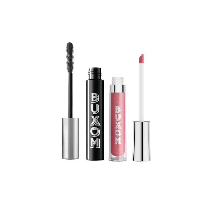Plumping Lip Polish Gloss and Volumizing Mascara Set