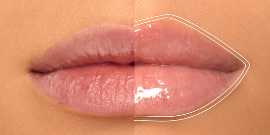 Plump Shot Lip Serum in Filler Before & After