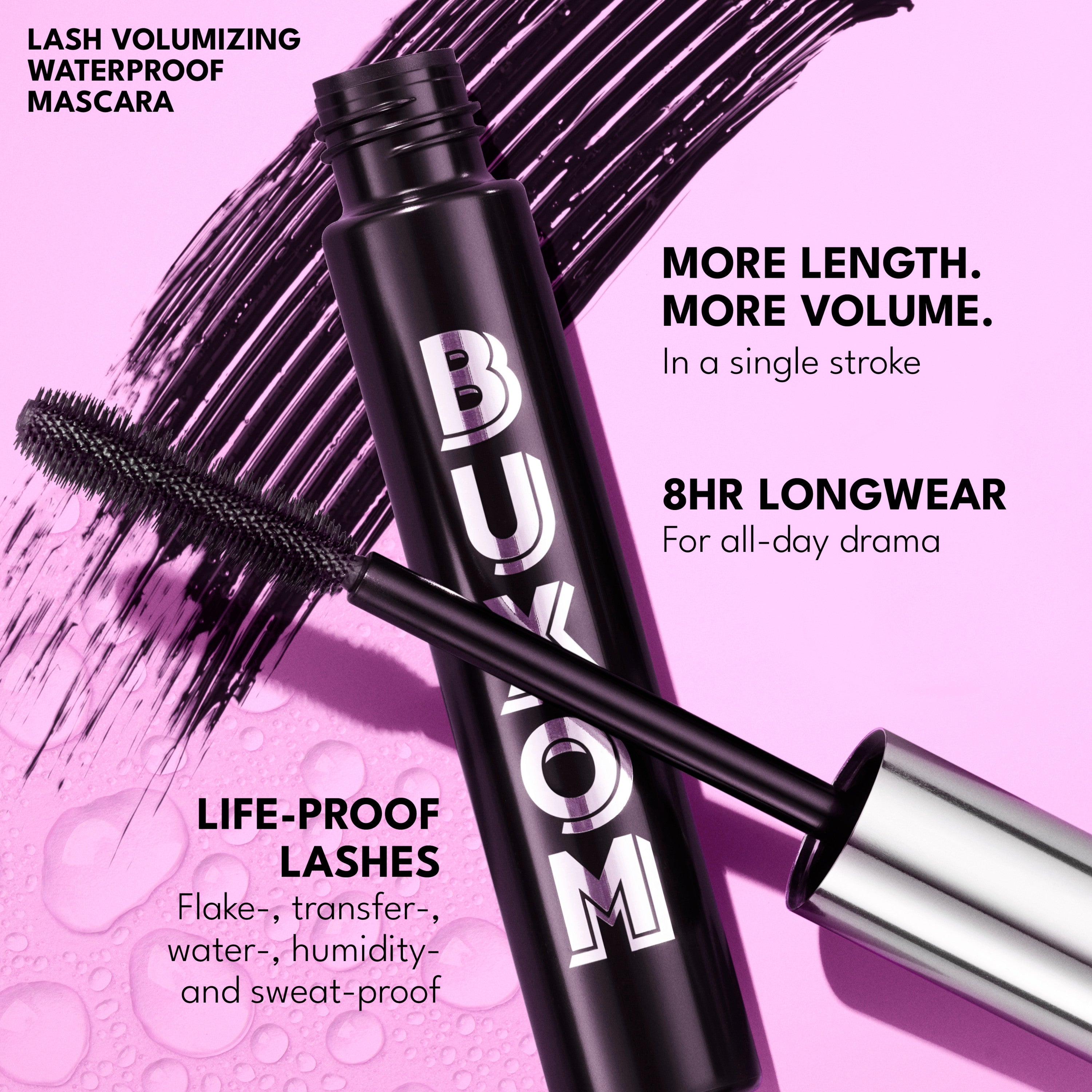 BUXOM® Lash Volumizing Waterproof Smudge Proof Mascara